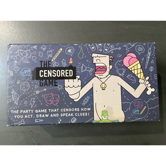 The Censored Game-The Party Game that Censors How You Act Draw &Speak - Picture 1 of 2